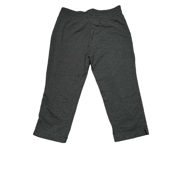 Eddie Bauer Capri Sweatpants Womens Small Elastic Waist Drawstring Pocket Casual - Picture 2 of 9
